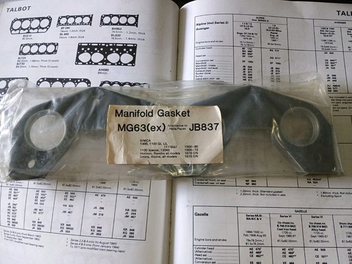 Exhaust manifold gasket - manifold,