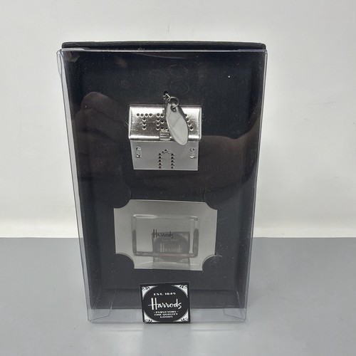 Harrods silver tone tea - silver,