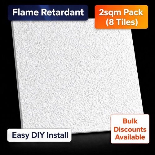 Polystyrene ceiling tiles 50cm - ceiling,