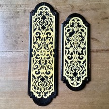 Antique RARE Ebonised Wood &