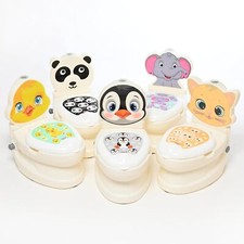 Potty Training Toilet Seat for Kids Toilet Potty with Light & Removable Pot