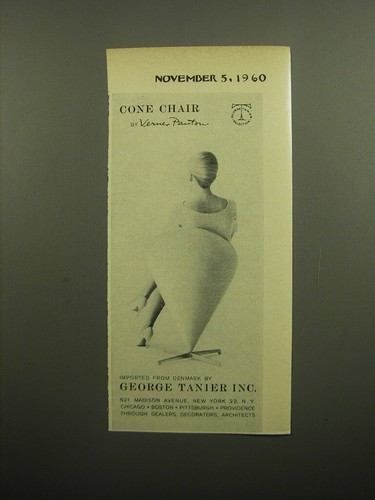1960 george tanier cone - cone, chair