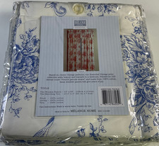 Melange Home Toile Blue 84"
