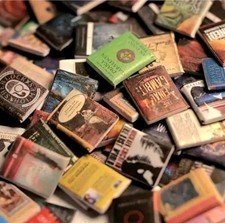 24x assorted dollhouse dolls 1:12 scale miniature books - see description