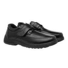 Mens Wide Fit  Easy Fastening Shoes Trainers School Office  Formal Lightweight