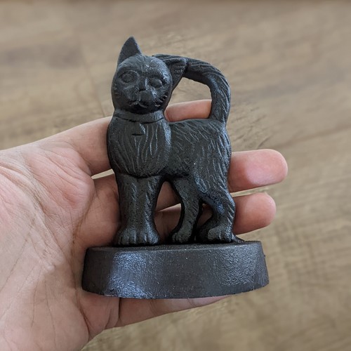 Cat cast iron - cast, metal