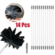 12Pcs Rod Soot Cleaning Shank