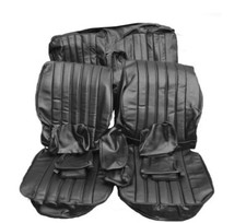 Seat Covers for Mercedes W123 T-Model 1/2. Series Black Split Rear