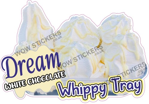 Ice cream van - cream, sticker