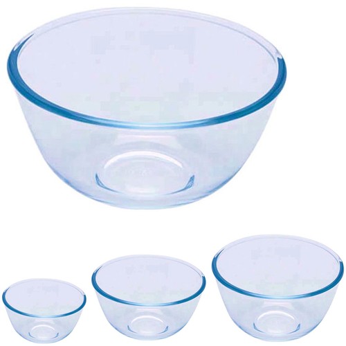 Pyrex round mixing glass bowl - pyrex,