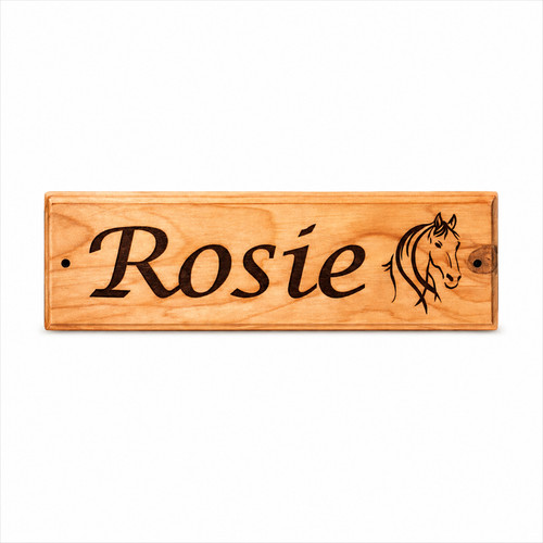 Personalised horse stable sign - personalised,
