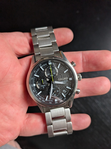 Seiko ssb419p1 stainless - seiko,