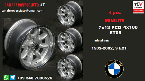 Minilite wheels 13 inch - minilite,