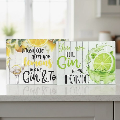 Gin tonic worktop - tonic, saver