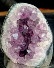 Natural Amethyst Druze Geode