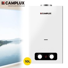 CAMPLUX Indoor Gas Hot Water Heater 10L 20 kW Instant LPG Shower Butane/Propane