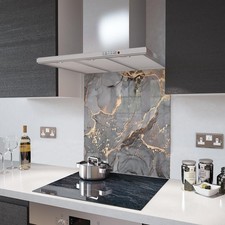 Glass Splashbacks Liquid Grey