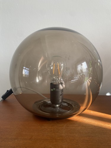 Ikea fado lamp smokey - lamp, glass