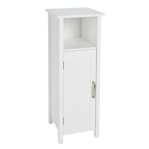 White bathroom storage unit - white,