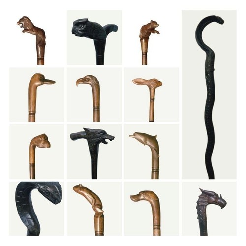Hand carved wooden - hand, walking
