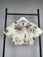 Ewa I Walla Cropped Floral Top