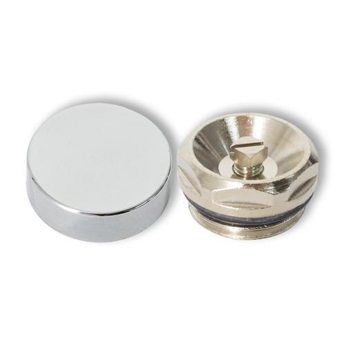 Chrome cap air vent - cap, &