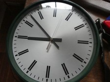 Vintage 13" Braidwood Developments Wall Clock VGC CHLORIDE GENT LTD 1980 Large