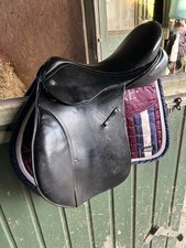Harry Dabbs Black GP Saddle 17:5 Medium Wide