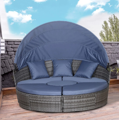 Large rattan sofa set - large,