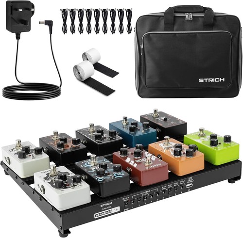 Strich guitar pedal board with - board,