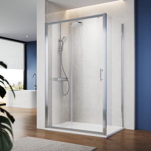 Sliding shower enclosure - sliding,