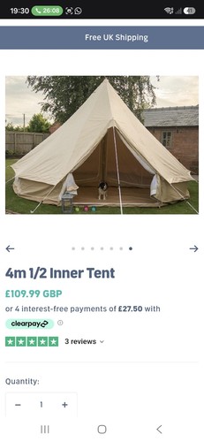 The sibley 450 inner - sibley, tent