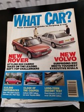 What Car? Magazine July 1992 VOLVO 850 ROVER 216 CABRIOLET VOLKSWAGEN GOLF 