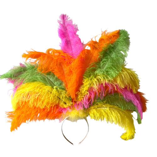 Ostrich feather blondine - ostrich,