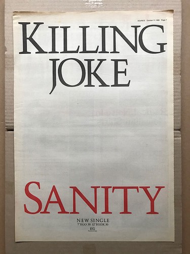 Killing joke sanity poster - joke,