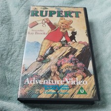 Rupert Adventure Video vhs