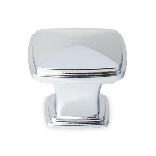 Polished chrome cabinet square - polished,
