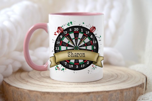 Personalised darts mug - ,,