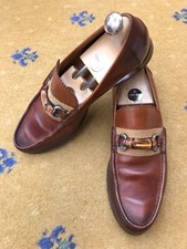 Gucci Bamboo Brown Leather Web