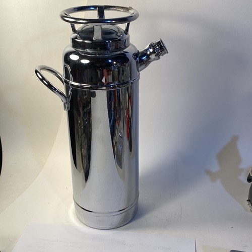 Vintage art deco chrome fire - chrome,