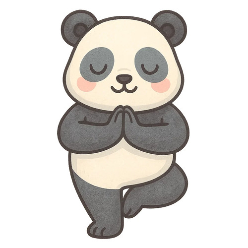 Funny panda cartoon car - funny,