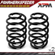 2x Springs Suspension Spring Rear Axle for BMW 3 Series E30 316 318i 320is 323i 325i