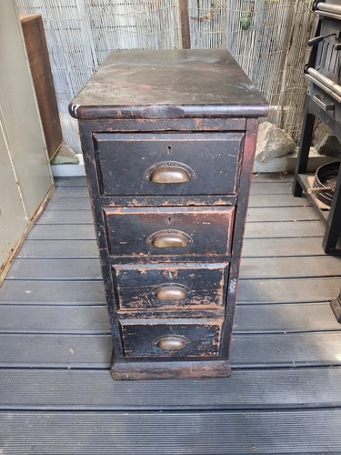 Vintage 1950s drawer - drawer, wooden