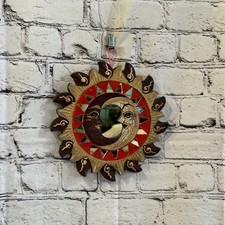 Red 2 Moon Mosaic Tile Wall