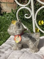 Steiff Teddy Bear Tessie Terrier Dog Westie - Old Antique Vintage German friend