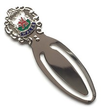 Wales Welsh Dragon Enamel Crested Bookmark & Gift Bag (T091f)