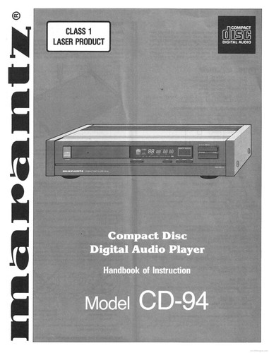 Marantz player owners - marantz, cd