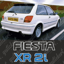 1x sticker for Ford Fiesta XR2i MK3 sticker decal tailgate rear tuning