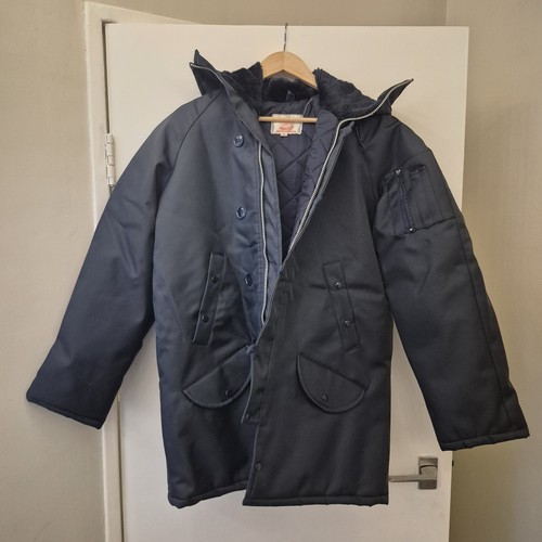 Vintage blue snorkel parka - vintage,