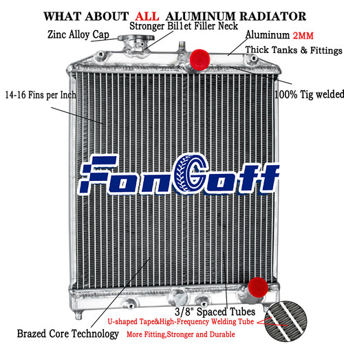 Aluminium radiator fit - radiator,